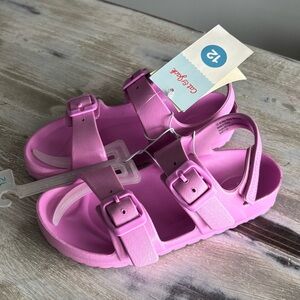 NWT Cat & Jack Toddler Ade Footbed Sandals 12